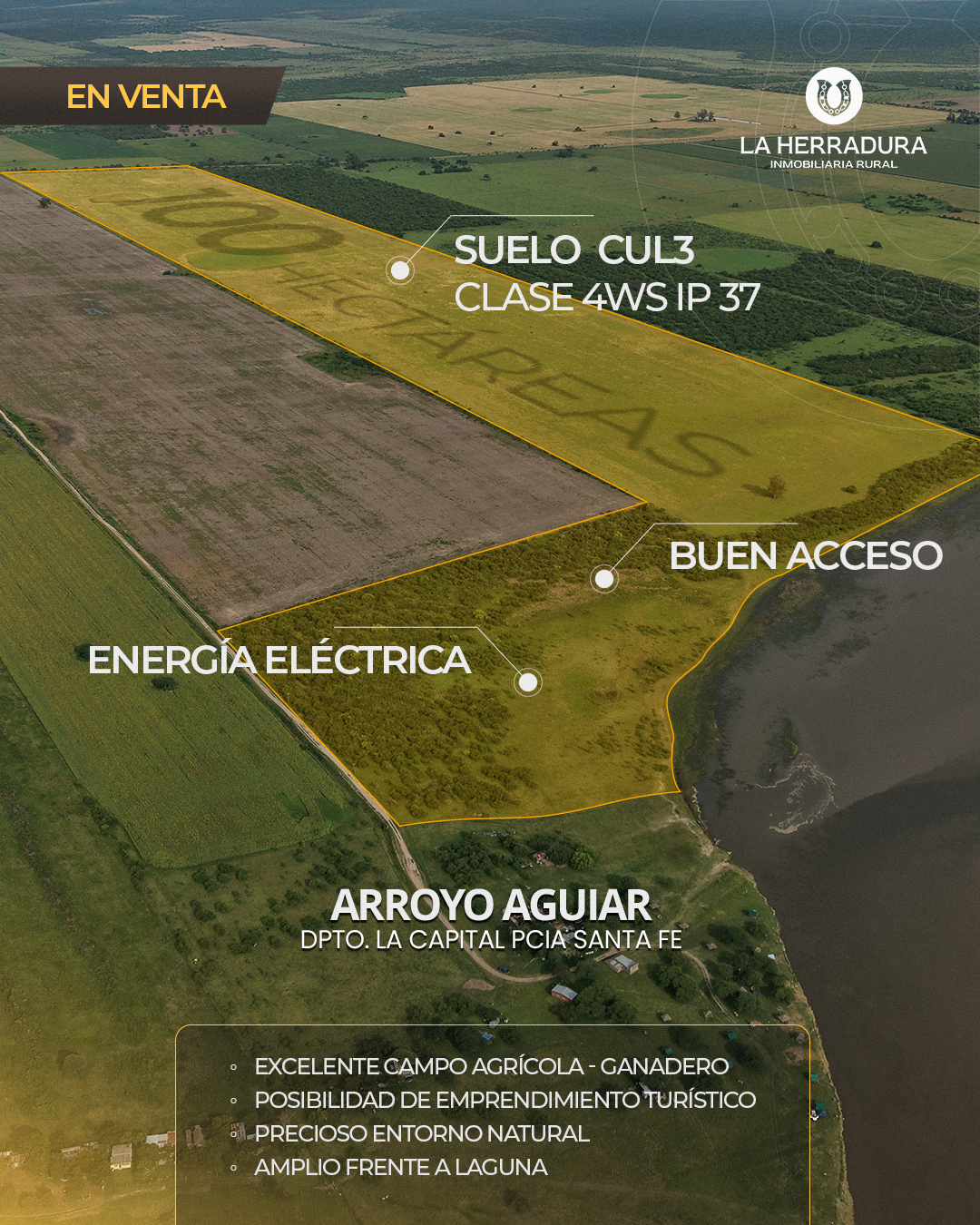 Arroyo Aguiar 100 Has agrícola/ganad/turimo - Campo en venta - Imagen 3